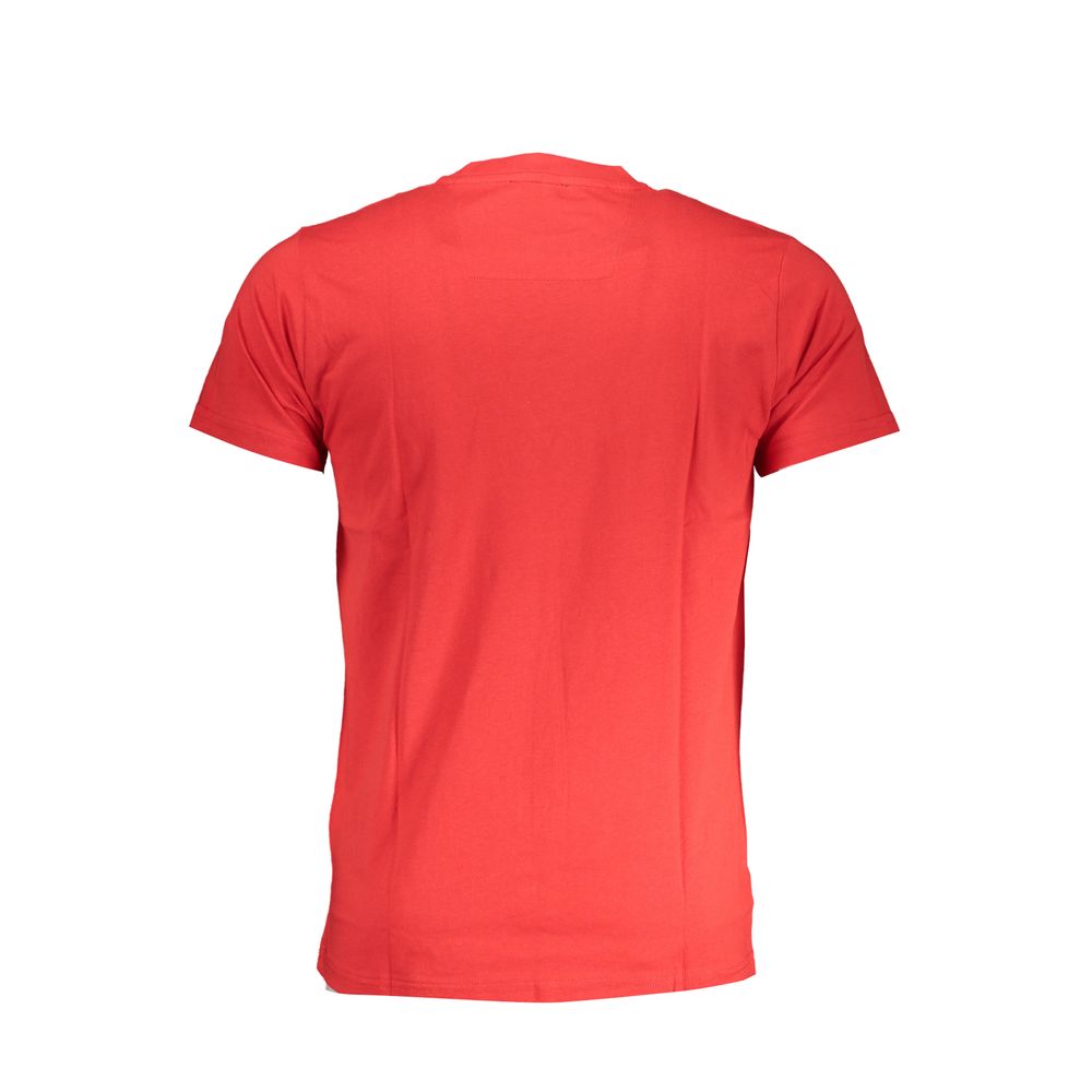 Red Cotton T-Shirt - GlamHub Luxury and Icon Brand Clothing