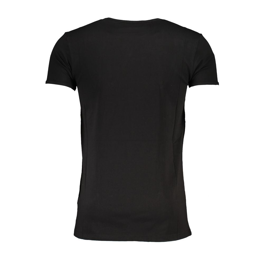 Black Cotton T-Shirt - GlamHub Luxury and Icon Brand Clothing