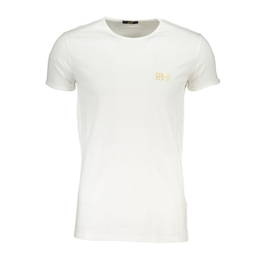 White Cotton T-Shirt - GlamHub Luxury and Icon Brand Clothing