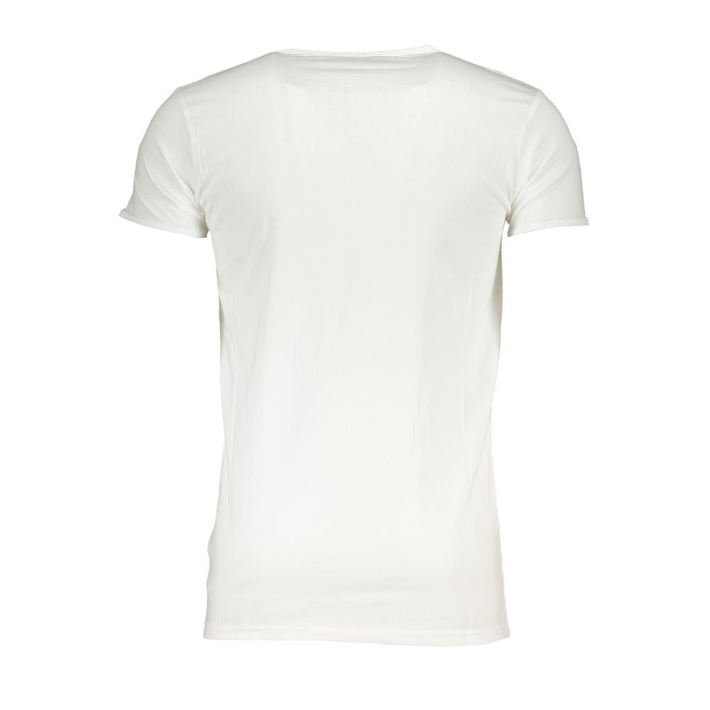 White Cotton T-Shirt - GlamHub Luxury and Icon Brand Clothing