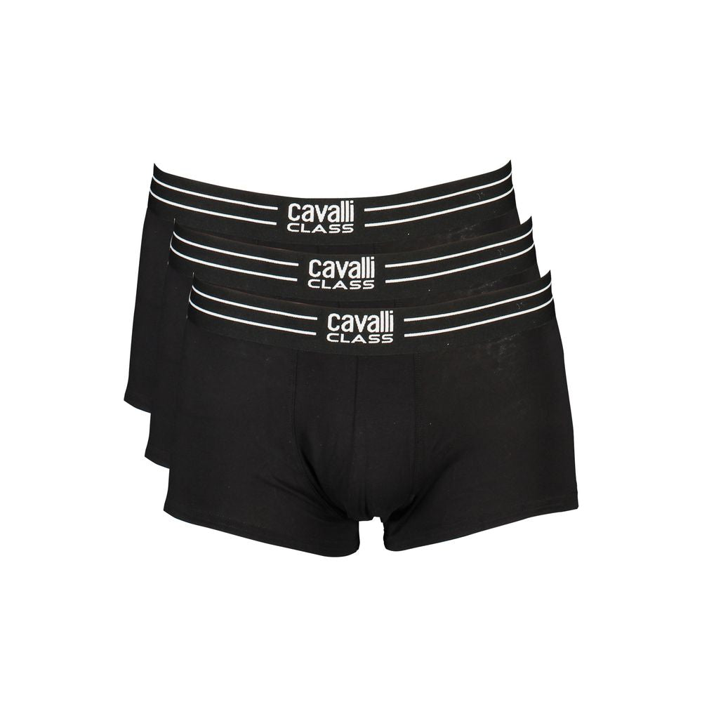 Black Cotton Underwear - GlamHub Luxury and Icon Brand Clothing