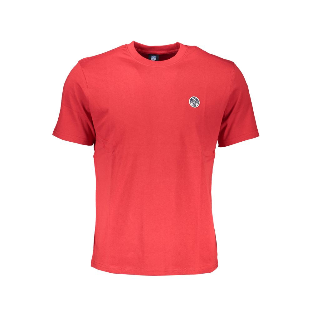 Rotes Baumwoll-T-Shirt