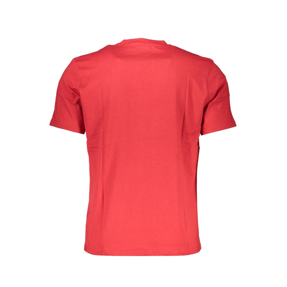 Rotes Baumwoll-T-Shirt