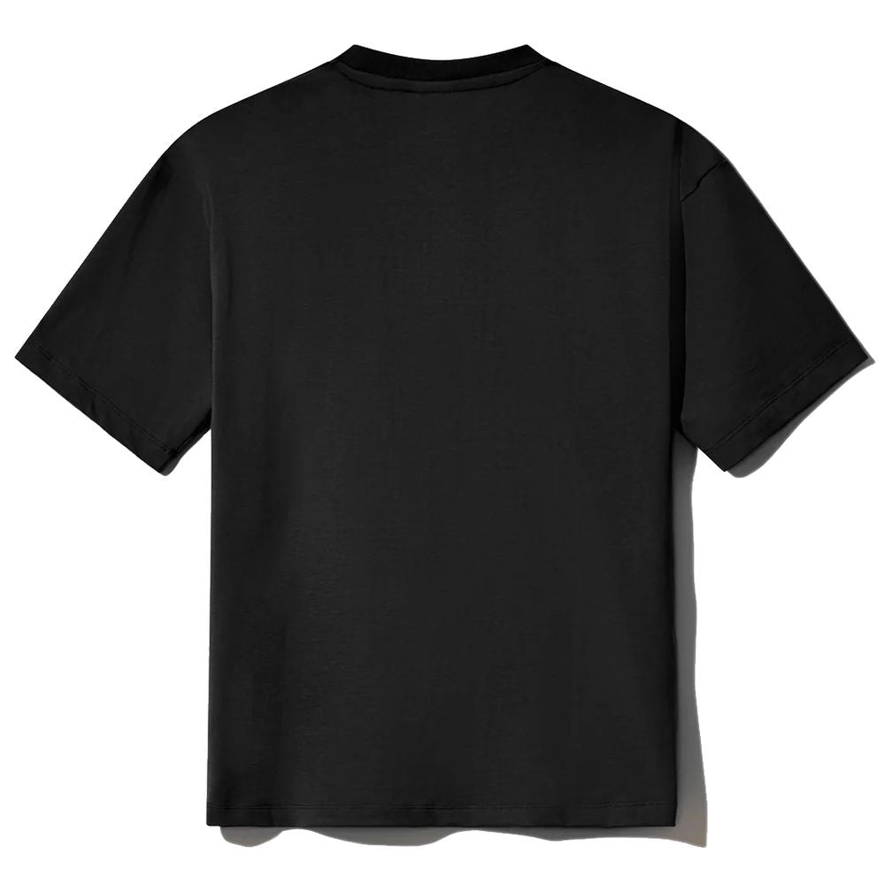 Black Cotton T-Shirt - GlamHub Luxury and Icon Brand Clothing