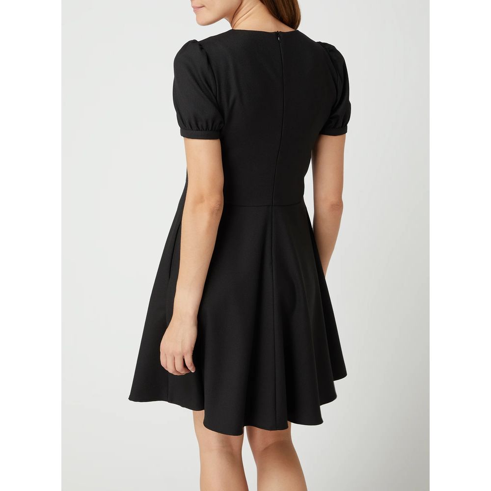 Black Polyester Women Dress - GlamHub Luxury and Icon Brand Clothing