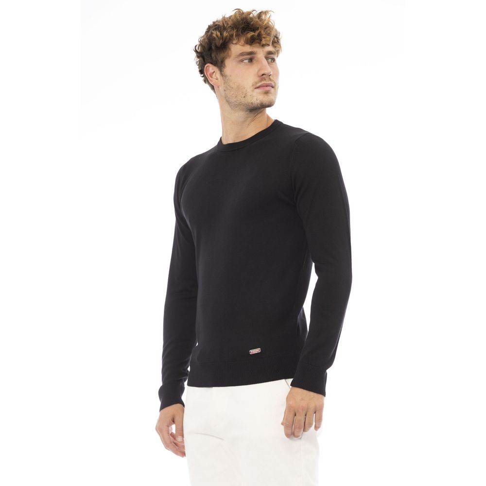 Black Modal Men Sweater - GlamHub Luxury and Icon Brand Clothing