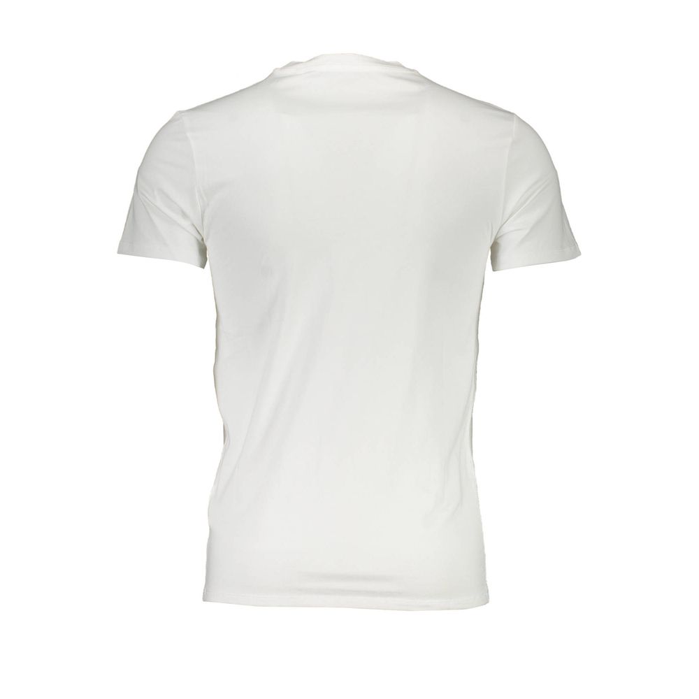 White Cotton Men T-Shirt - GLAMHUB BOUTIQUE 