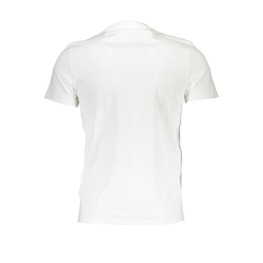 White Cotton Men T-Shirt - GLAMHUB BOUTIQUE 