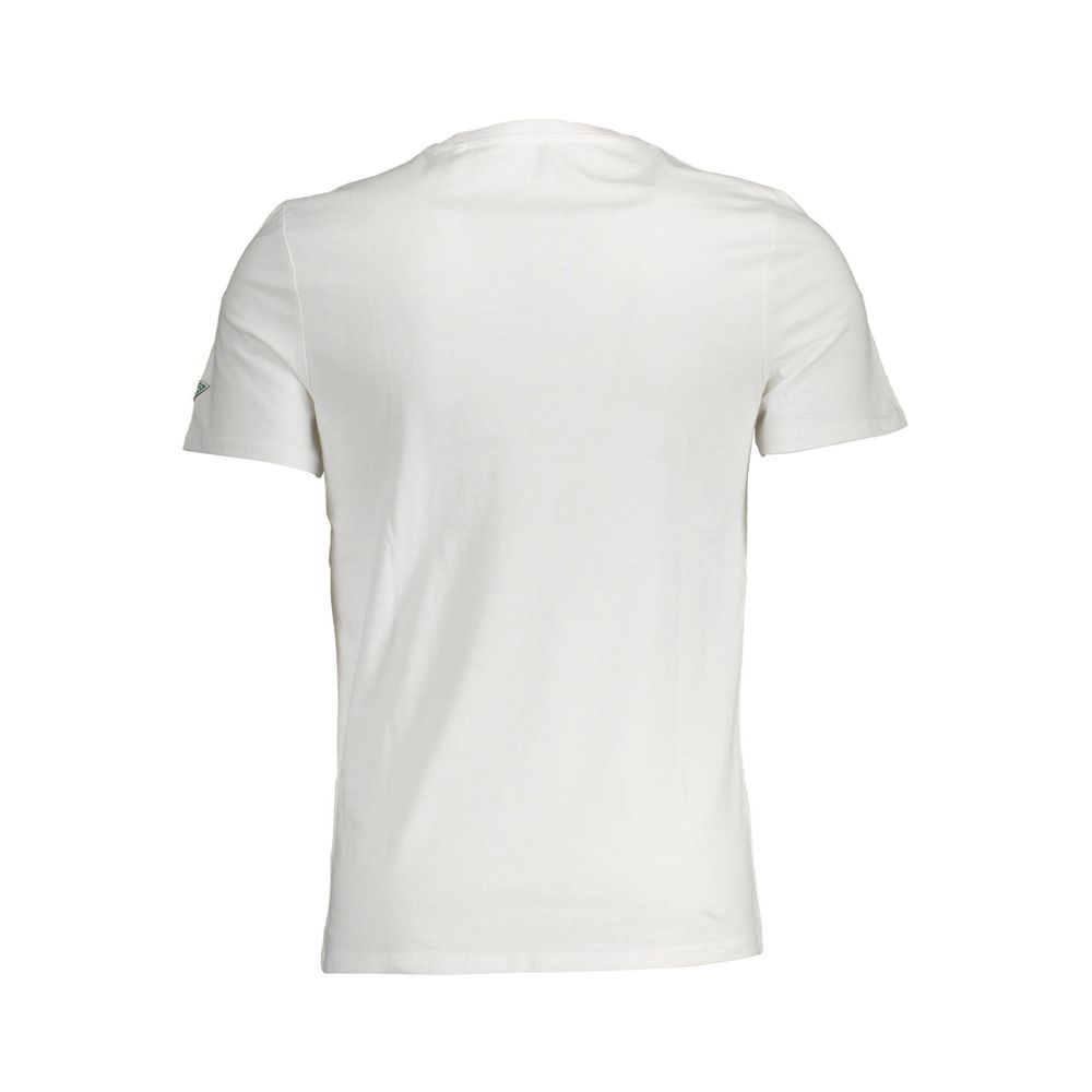 White Cotton Men T-Shirt - GLAMHUB BOUTIQUE 