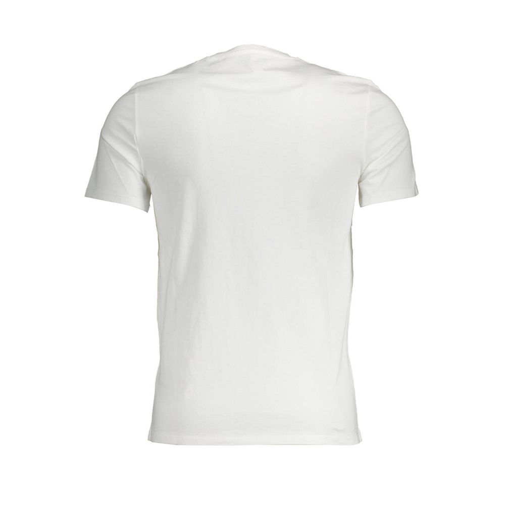 White Cotton Men T-Shirt - GLAMHUB BOUTIQUE 