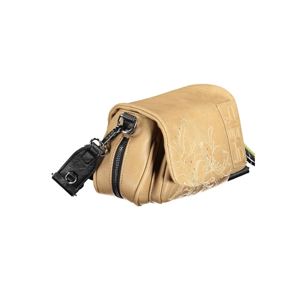 Braune Polyethylen Damen Handtasche