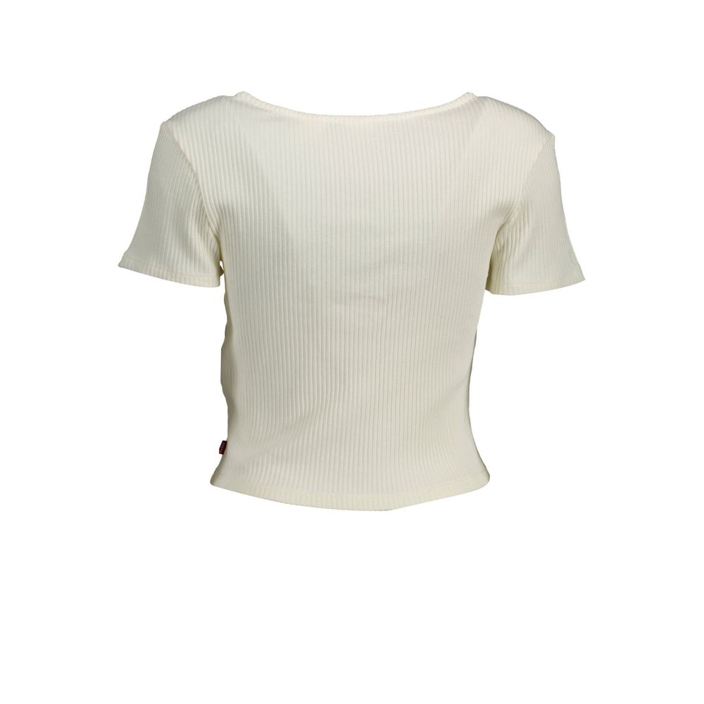 White Cotton Women Top - GLAMHUB BOUTIQUE 