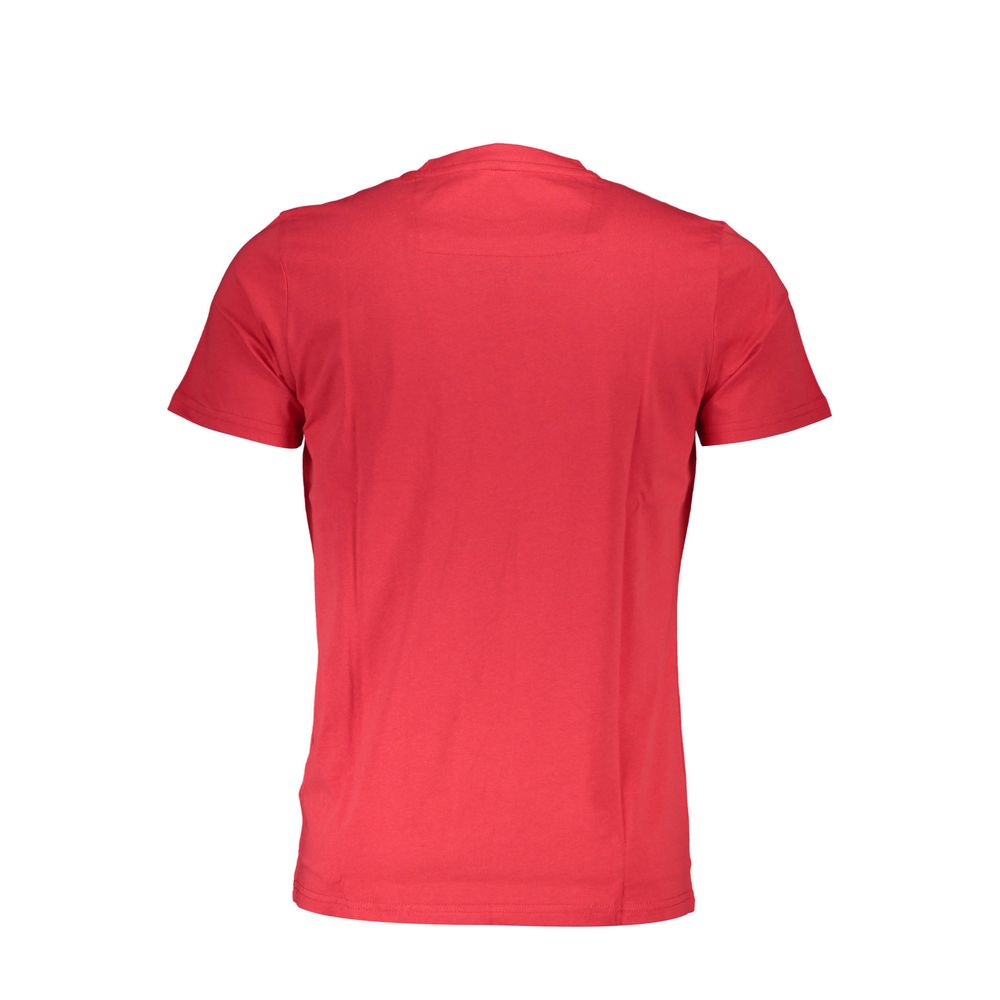 Red Cotton T-Shirt - GlamHub Luxury and Icon Brand Clothing