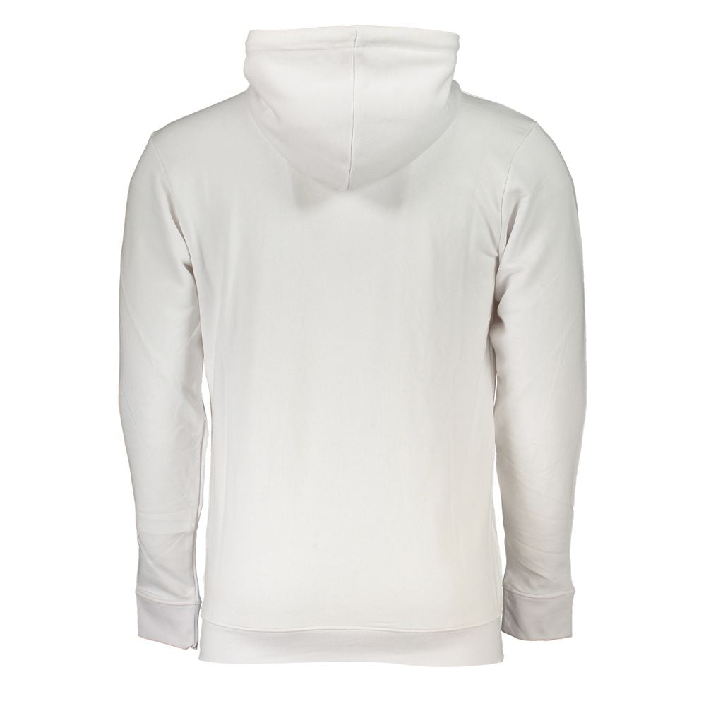 White Cotton Men Sweater - GlamHub Luxury and Icon Brand Clothing