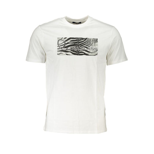 White Cotton T-Shirt - GlamHub Luxury and Icon Brand Clothing