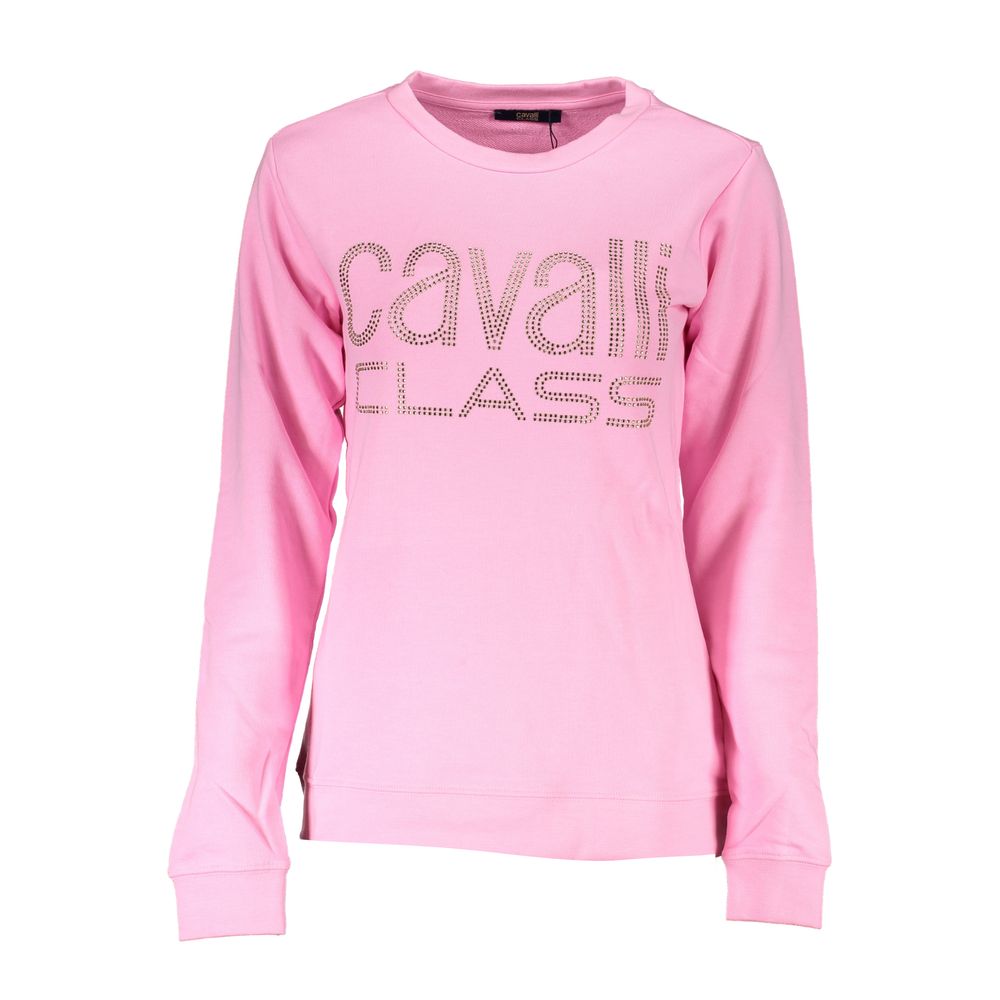 Pink Cotton Sweater - GlamHub Luxury and Icon Brand Clothing