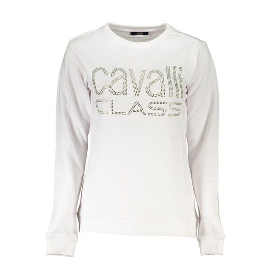 White Cotton Sweater - GlamHub Luxury and Icon Brand Clothing