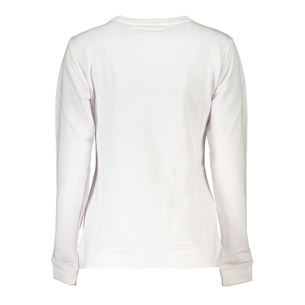 White Cotton Sweater - GlamHub Luxury and Icon Brand Clothing