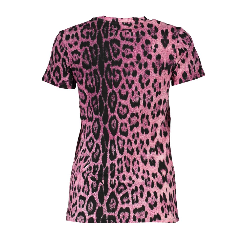 Pink Cotton Tops & T-Shirt - GlamHub Luxury and Icon Brand Clothing