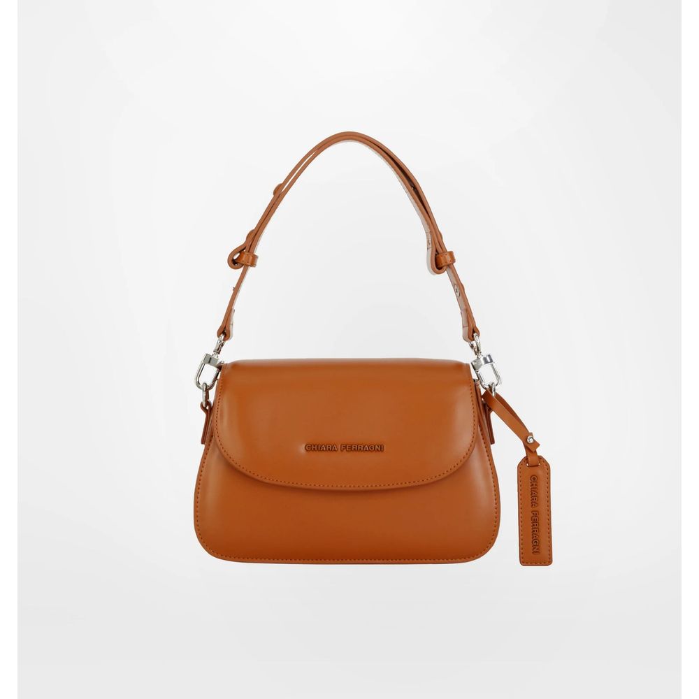 Brown Polyester Women Handbag - GlamHub Luxury and Icon Brand Clothing