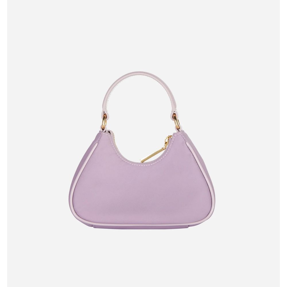 Purple Polyester Women Handbag - GlamHub Luxury and Icon Brand Clothing