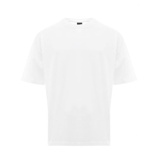 White Cotton T-Shirt - GlamHub Luxury and Icon Brand Clothing