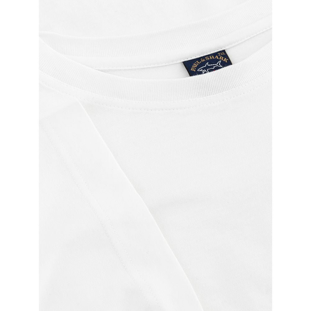 White Cotton T-Shirt - GlamHub Luxury and Icon Brand Clothing