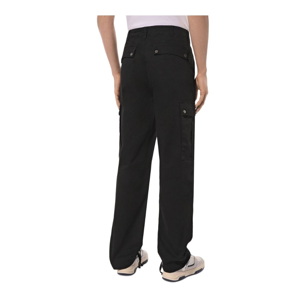 Black Cotton Jeans & Pant - GlamHub Luxury and Icon Brand Clothing