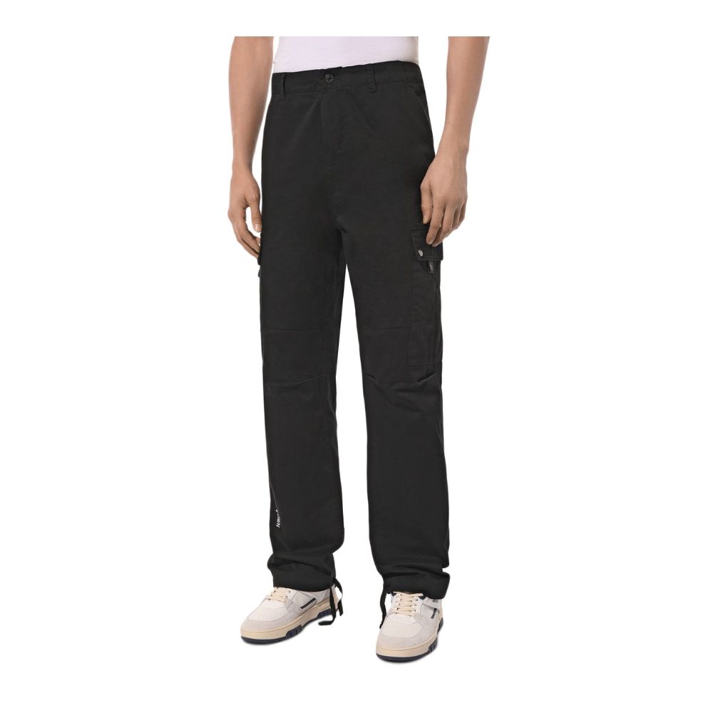 Black Cotton Jeans & Pant - GlamHub Luxury and Icon Brand Clothing