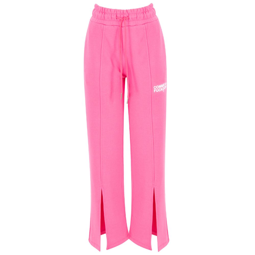 Pink Cotton Jeans & Pant - GlamHub Luxury and Icon Brand Clothing