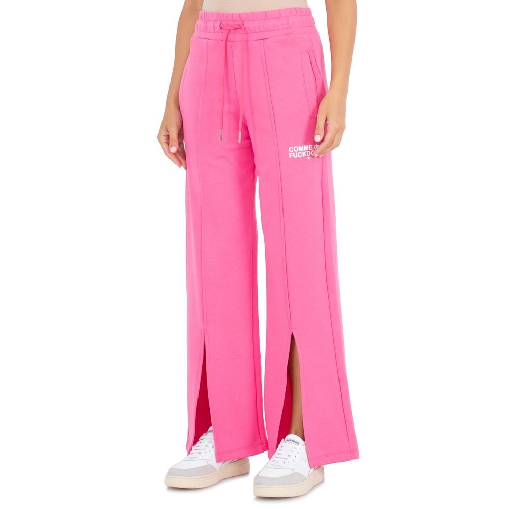 Pink Cotton Jeans & Pant - GlamHub Luxury and Icon Brand Clothing