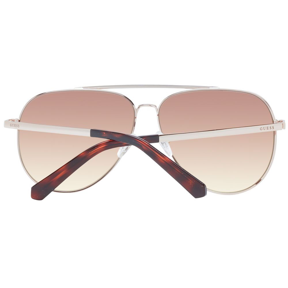 Guess Rose Gold Men Sunglasses