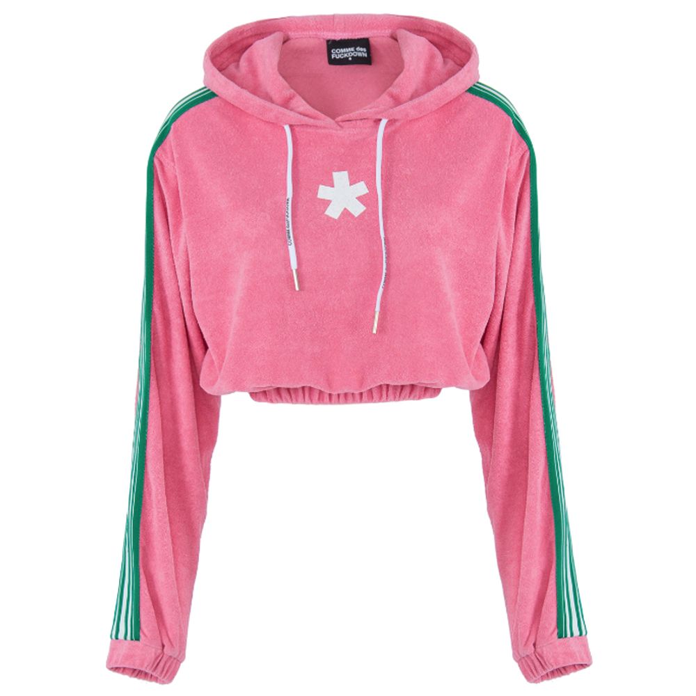 Pink Cotton Sweater - GlamHub Luxury and Icon Brand Clothing