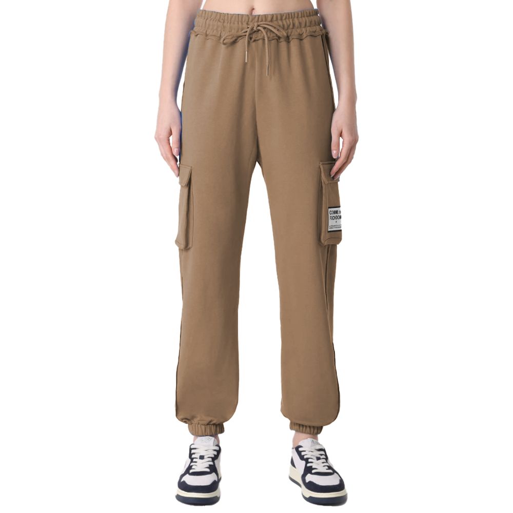 Brown Cotton Jeans & Pant - GlamHub Luxury and Icon Brand Clothing