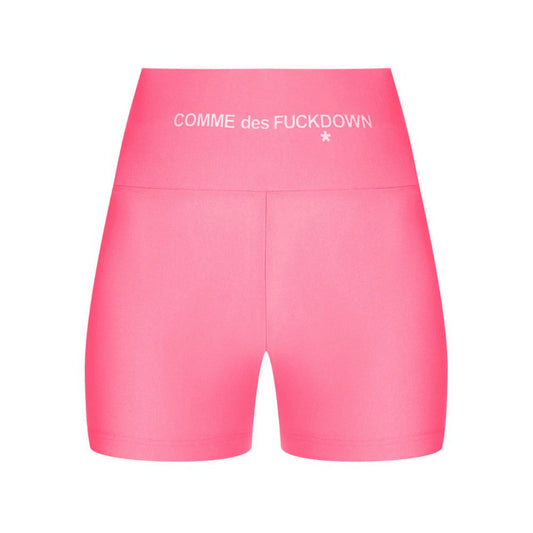 Pink Polyester Short - GlamHub Luxury and Icon Brand Clothing