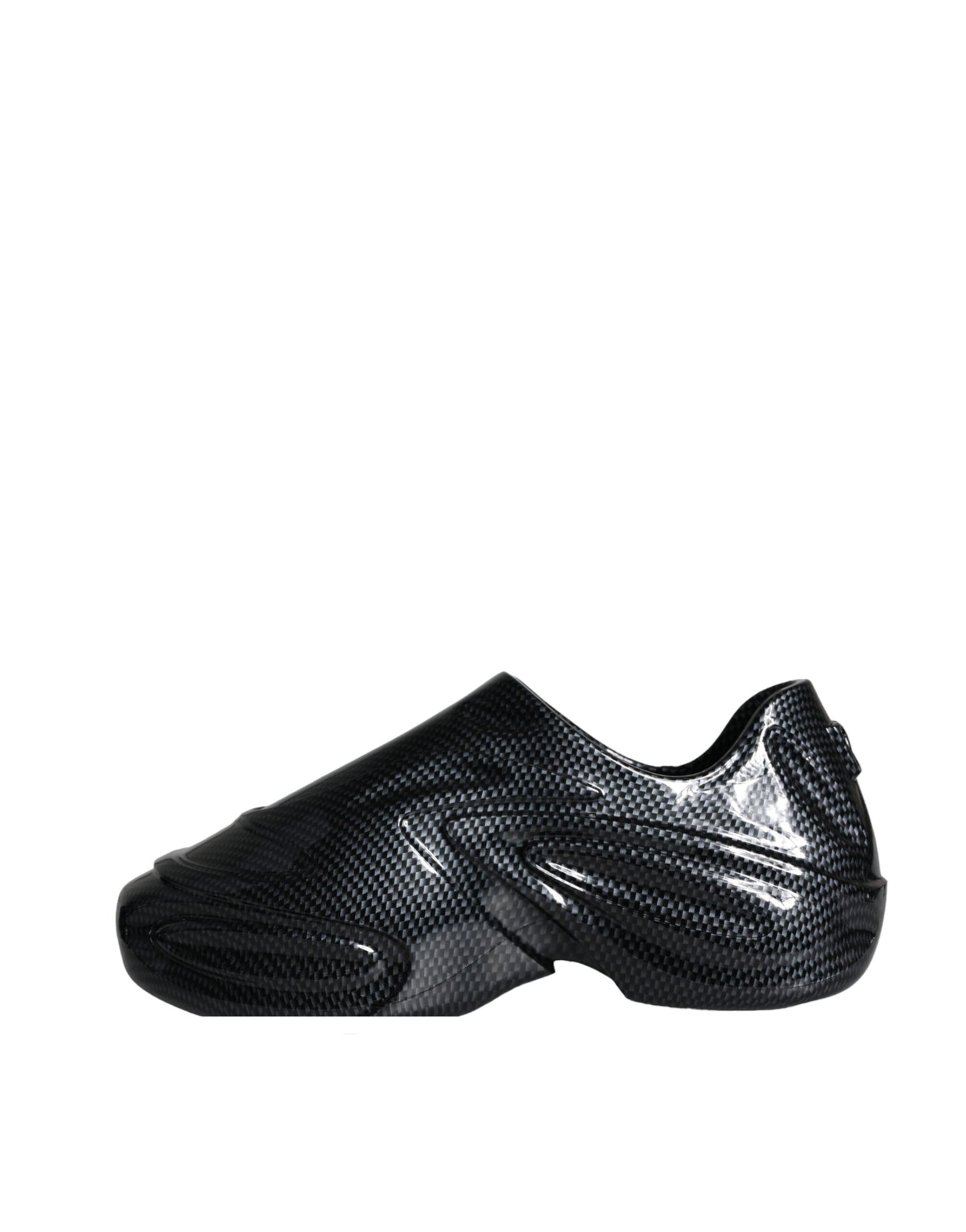 Black Foiled Rubber Toy Low Top Men Sneakers Shoes