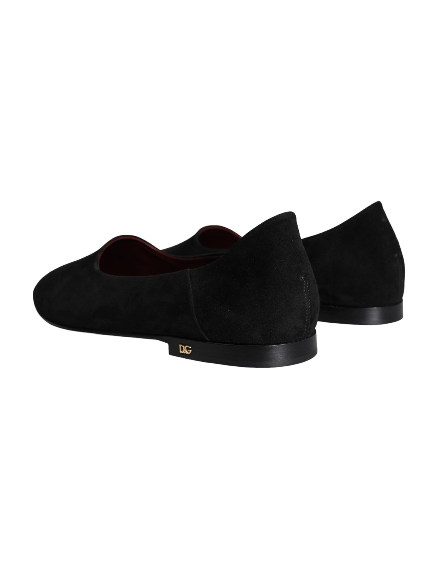 Schwarze formelle Slipper aus Wildleder