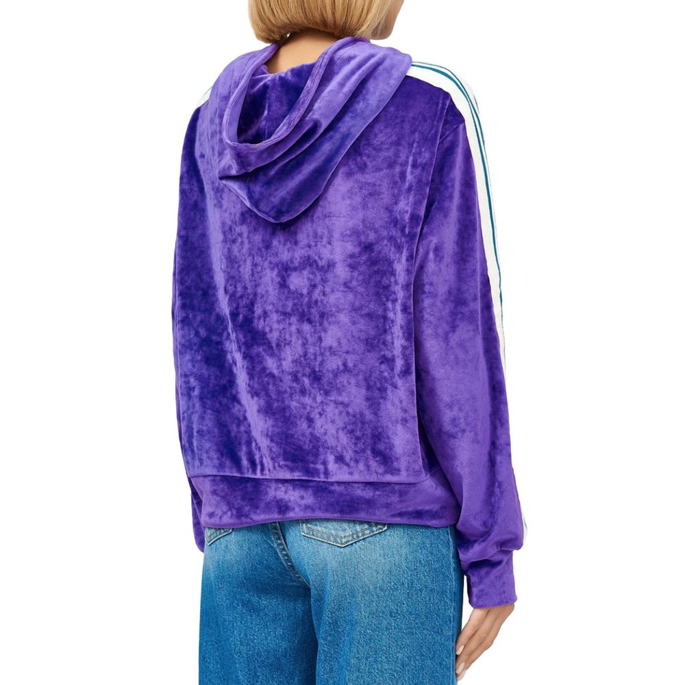 Purple Polyester Sweater - GlamHub Luxury and Icon Brand Clothing