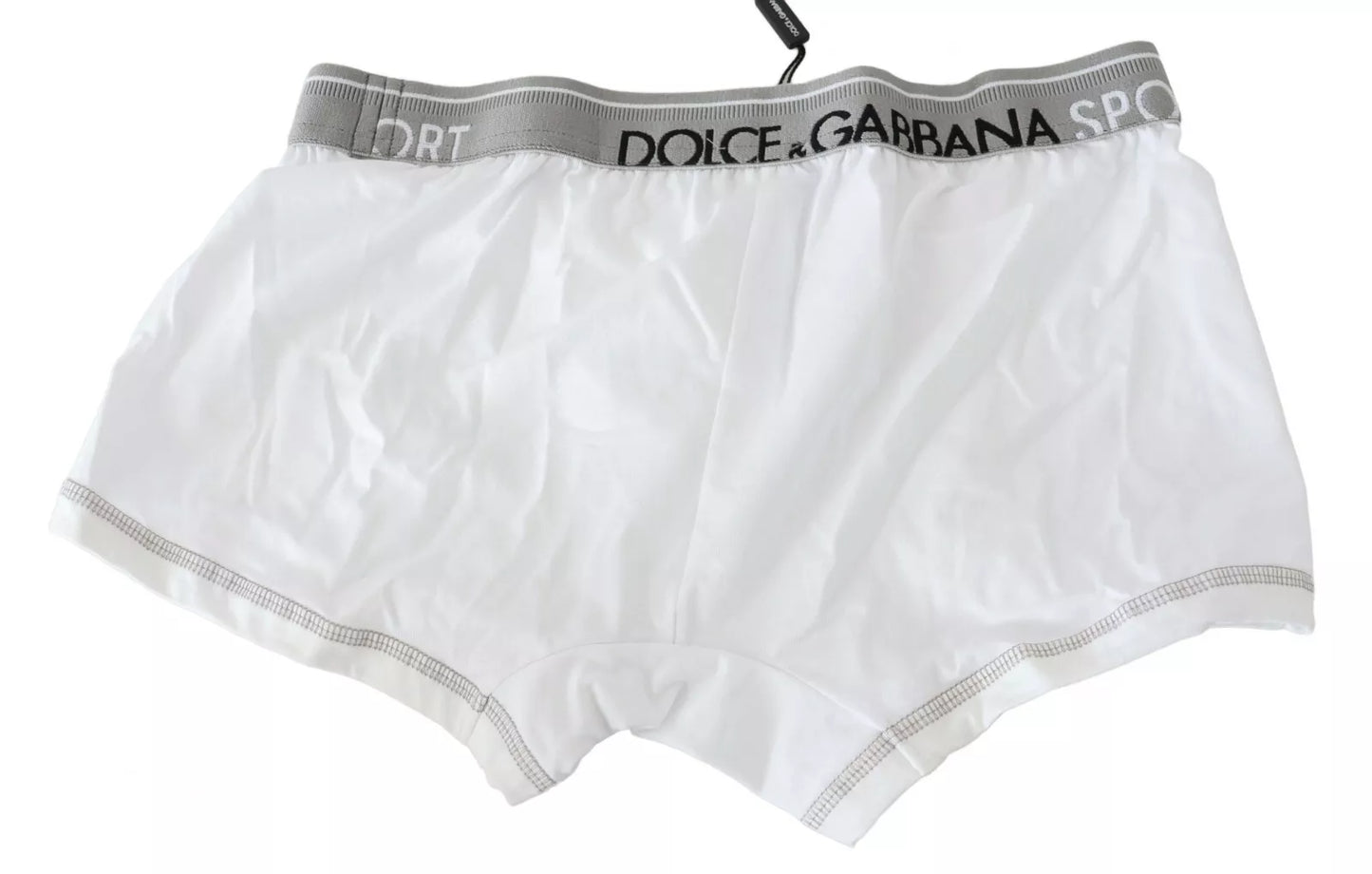 White Cotton Stretch Regular Boxer Underwear