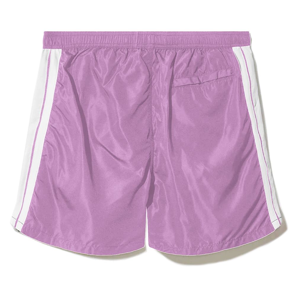 Purple Polyester Men's Swim Trunk - GlamHub Luxury and Icon Brand Clothing