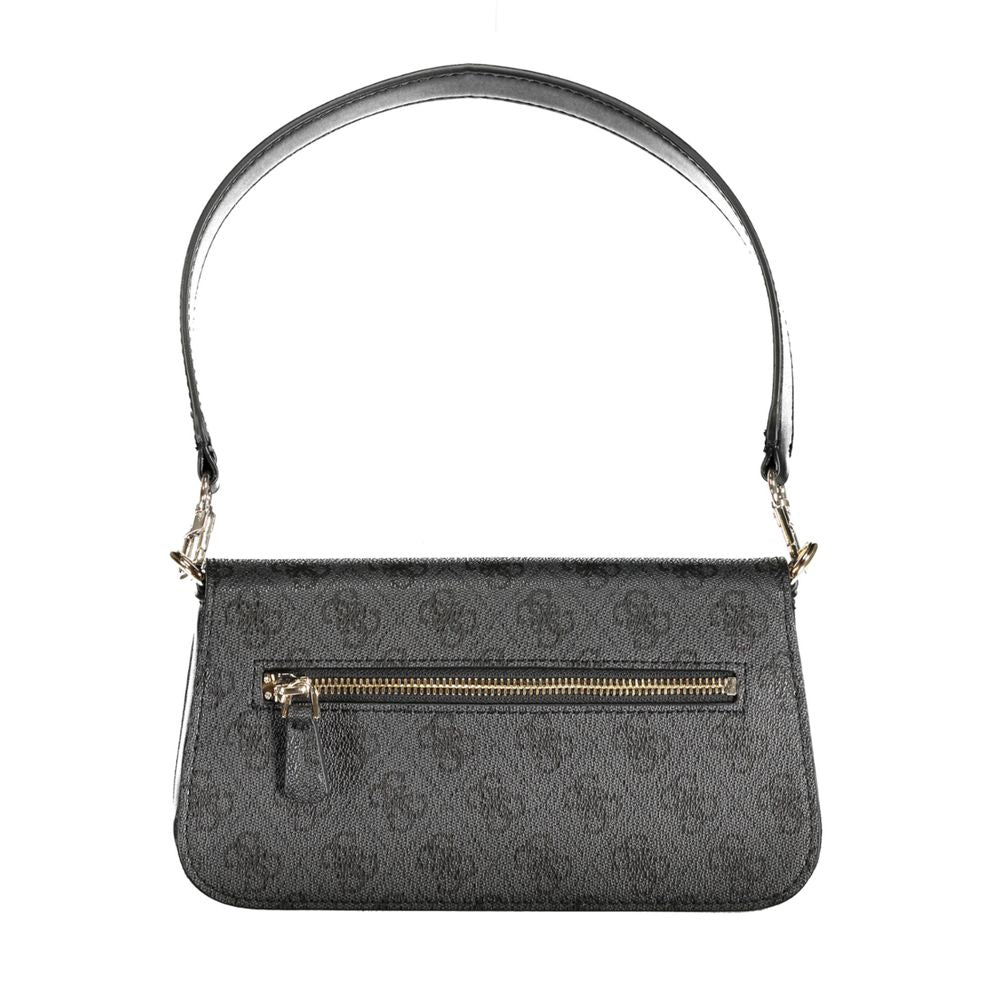 Gray Polyethylene Handbag - GLAMHUB BOUTIQUE 