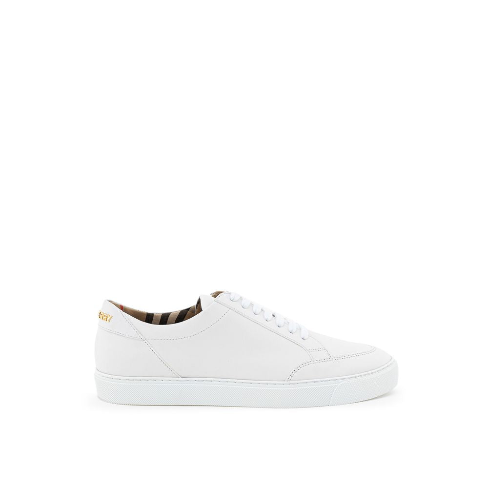 White Leather Sneaker - GLAMHUB BOUTIQUE 