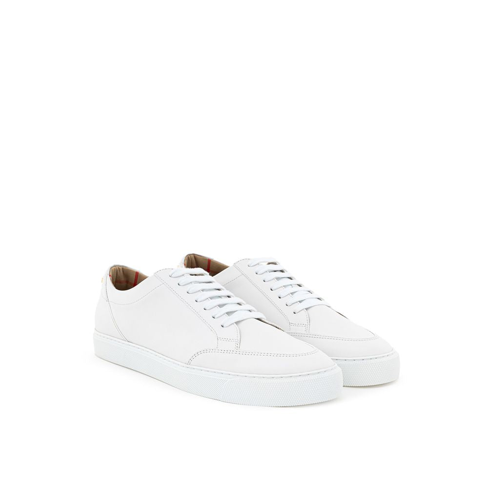 White Leather Sneaker - GLAMHUB BOUTIQUE 