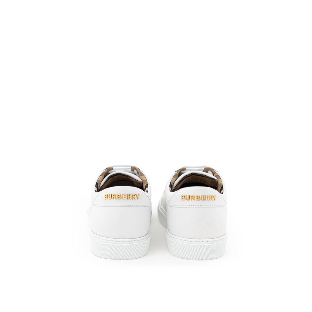 White Leather Sneaker - GLAMHUB BOUTIQUE 