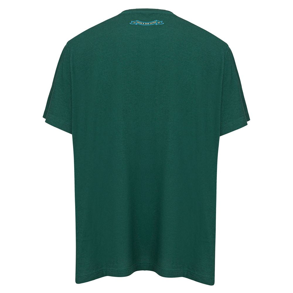 Green Cotton T-Shirt - GLAMHUB BOUTIQUE 