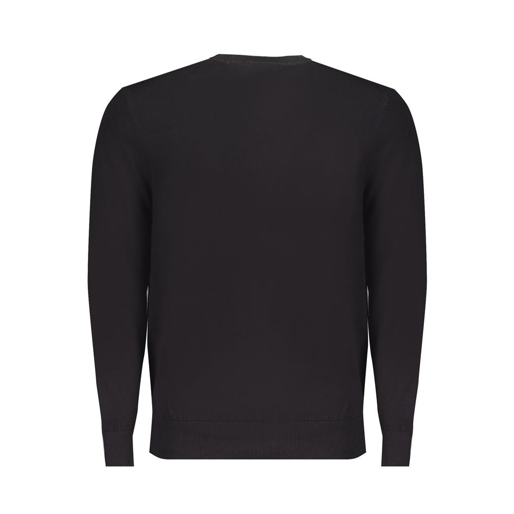 Black Cotton Sweater - GlamHub Luxury and Icon Brand Clothing