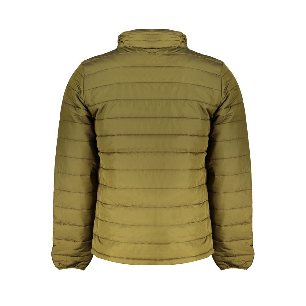 Green Polyester Jacket - GlamHub Luxury and Icon Brand Clothing