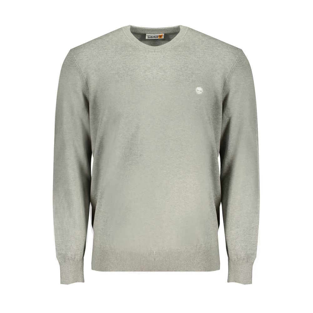 Gray Cotton Sweater - GlamHub Luxury and Icon Brand Clothing