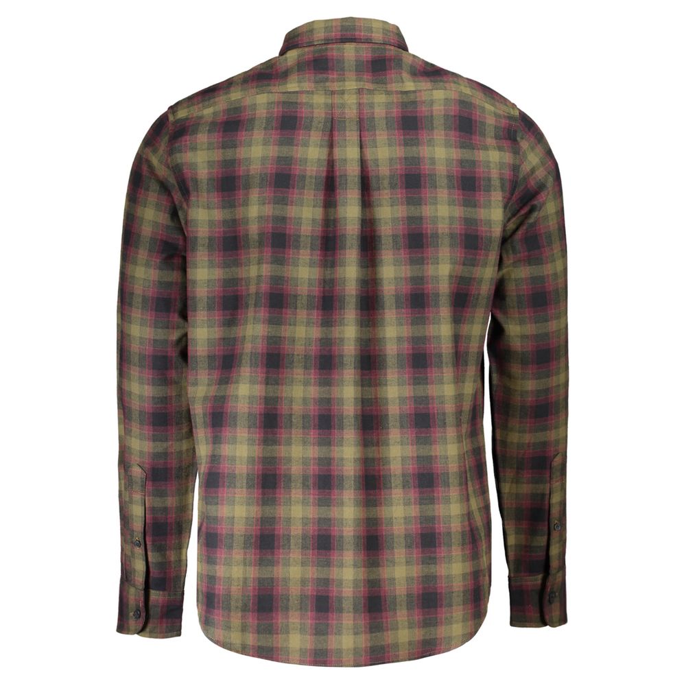 Green Cotton Shirt - GlamHub Luxury and Icon Brand Clothing