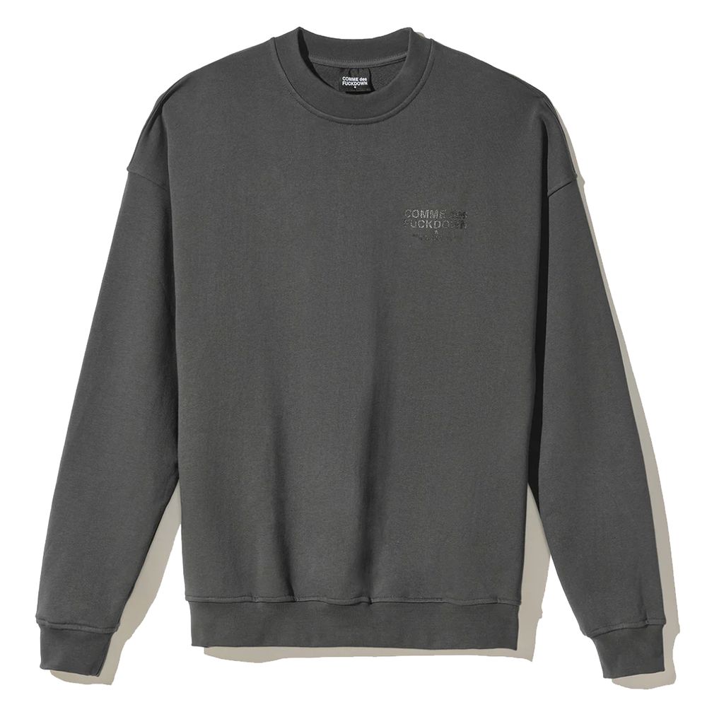 Gray Cotton Sweater - GlamHub Luxury and Icon Brand Clothing